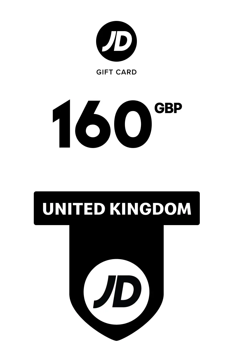 JD Sports 160 GBP Gift Card (United Kingdom) - Digital Key