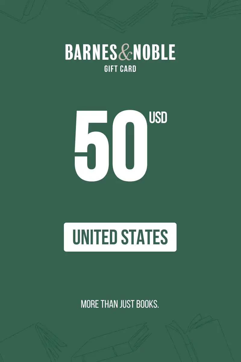 Barnes and Noble 50 USD Gift Card (United States) - Digital Key