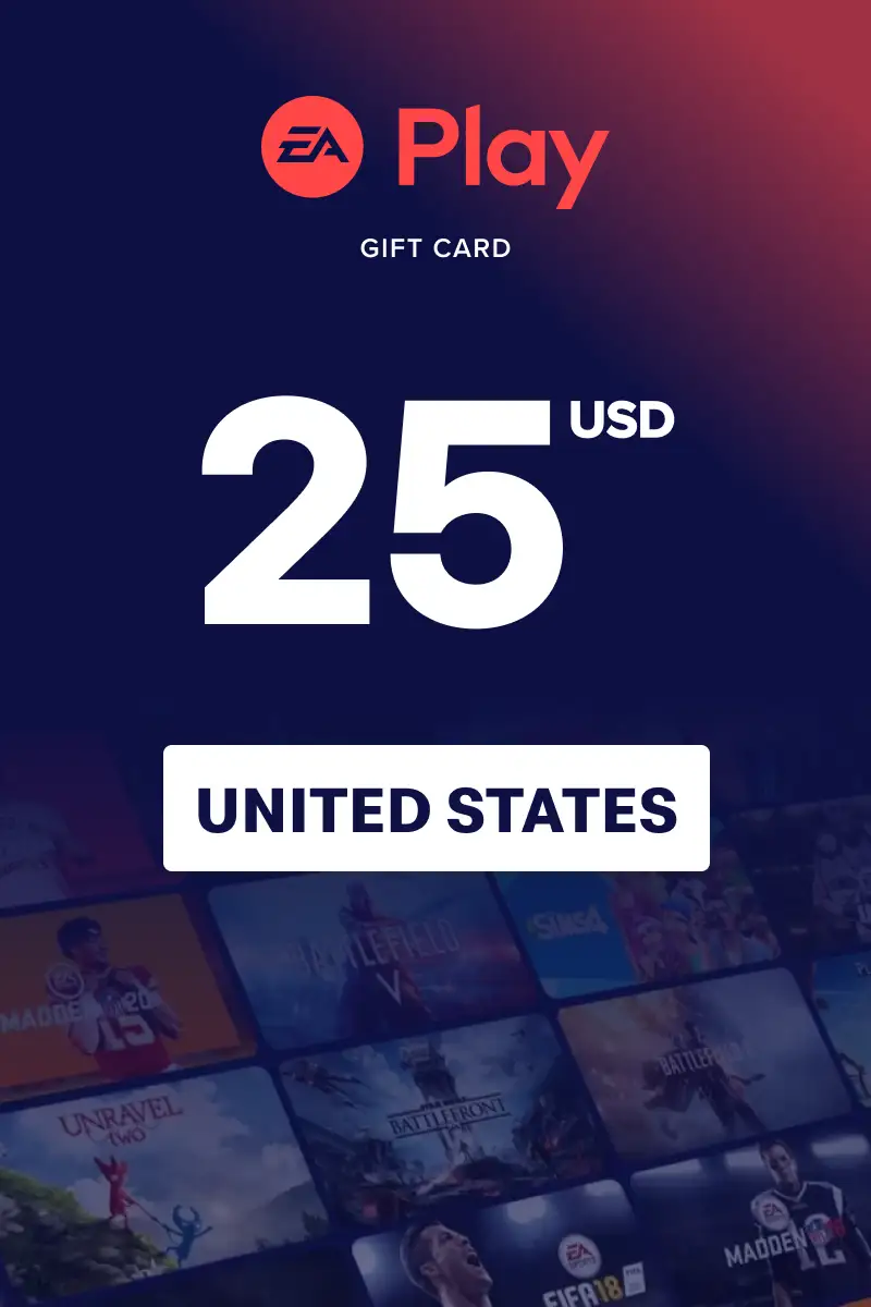 EA Play 25 USD Gift Card (United States) - Digital Key