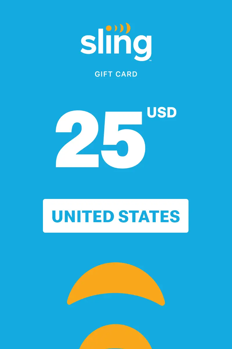 Sling TV 25 USD Gift Card (United States) - Digital Key