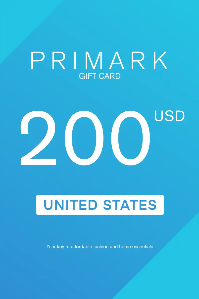 Primark 200 USD Gift Card (United States) - Digital Key