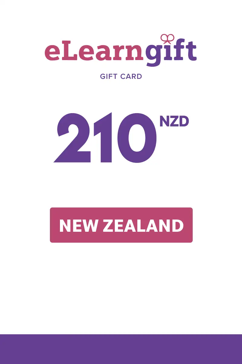 eLearnGift 210 NZD Gift Card (New Zealand) - Digital Key