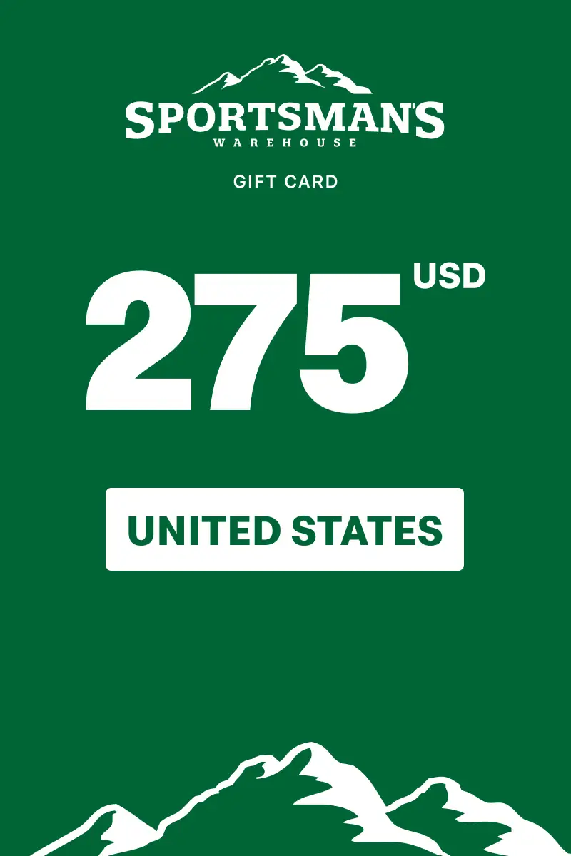 Sportsman's Warehouse 275 USD Gift Card (United States) - Digital Key