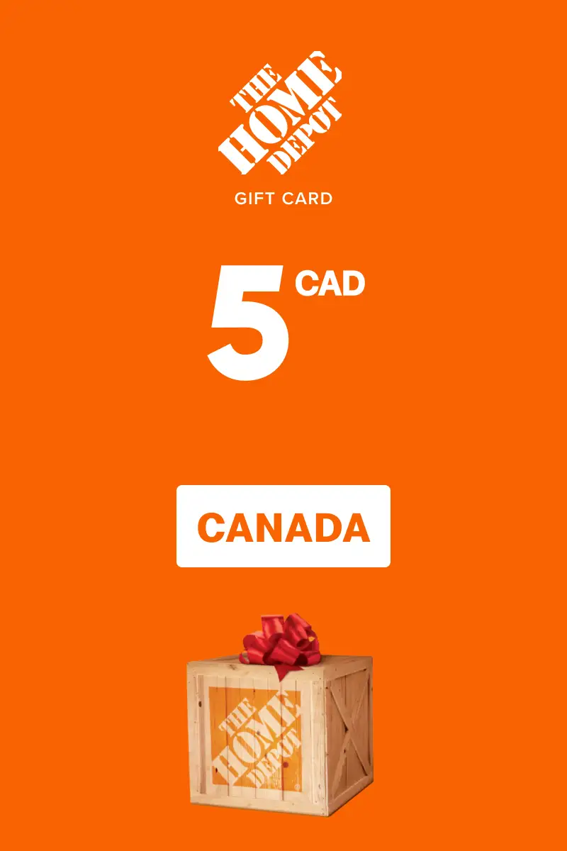 Home Depot 5 CAD Gift Card (Canada) - Digital Key