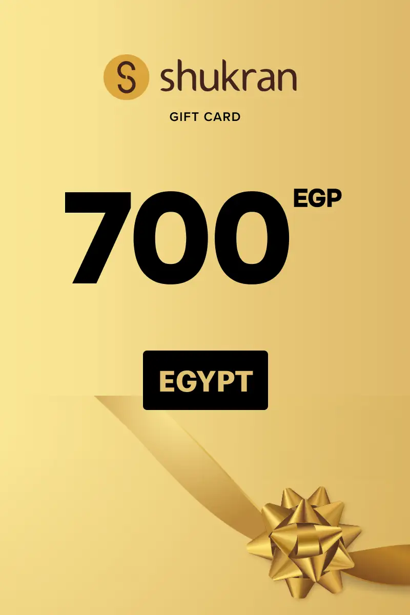 Shukran 700 EGP Gift Card (Egypt) - Digital Key