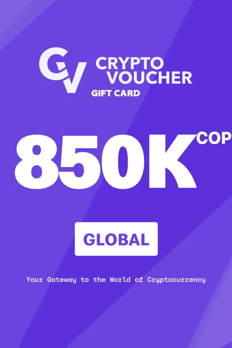 Crypto Voucher 850000 COP Gift Card (Global) - Digital Key