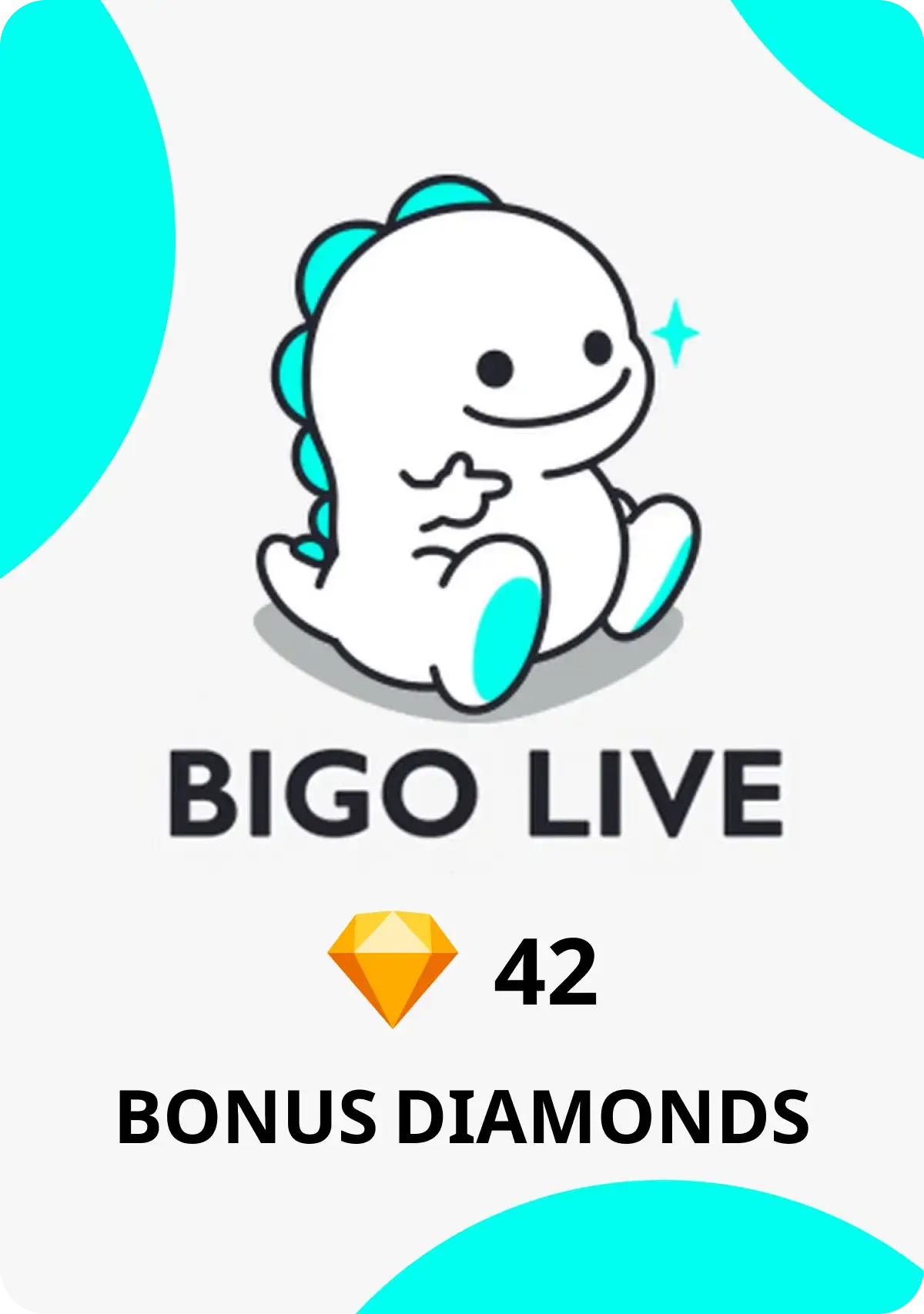 Bigo Live - 42 Bonus Diamonds (Global) - Digital Key