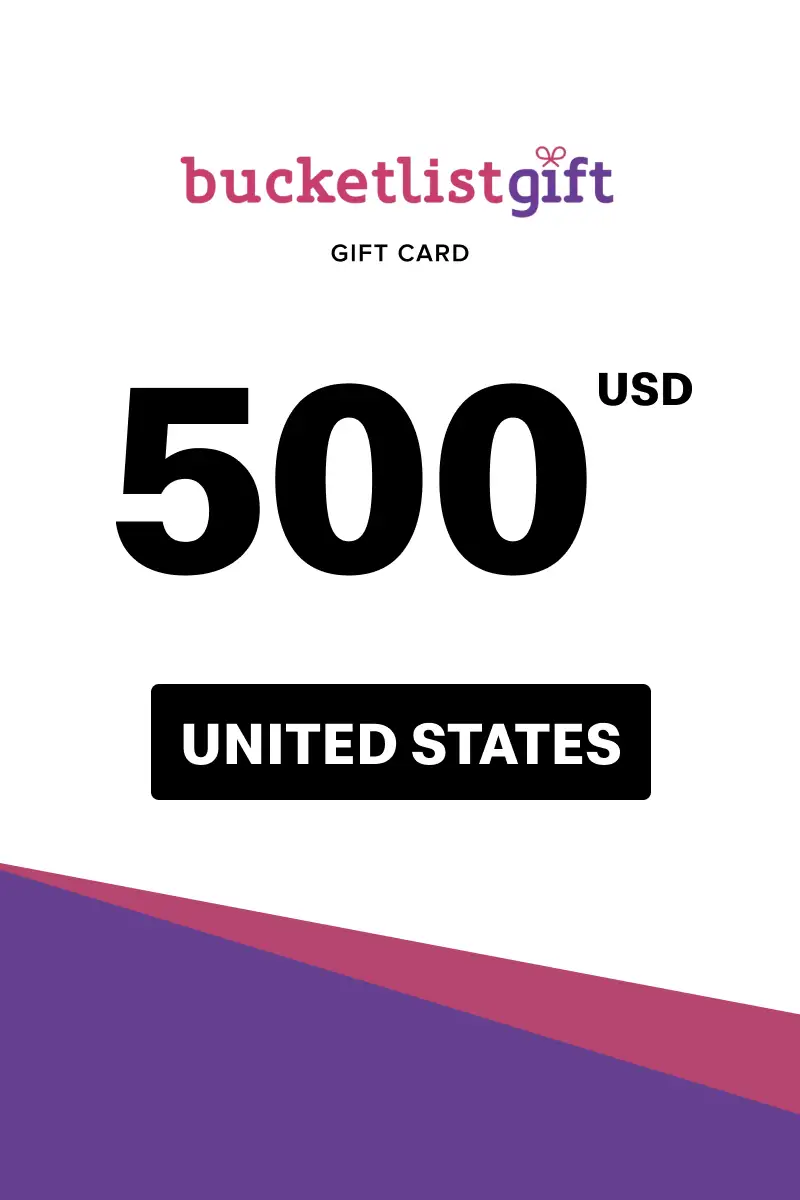 BucketlistGift 500 USD Gift Card (United States) - Digital Key