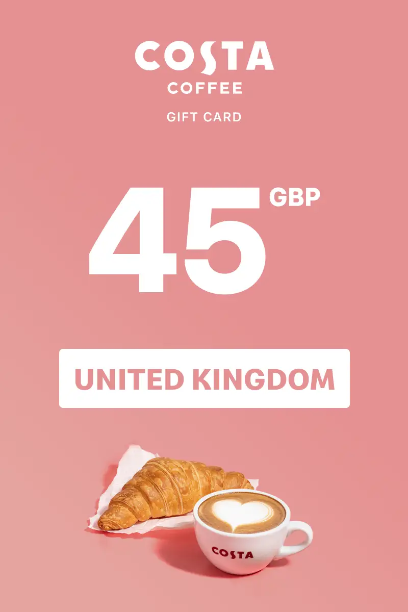 Costa Coffee 45 GBP Gift Card (United Kingdom) - Digital Key