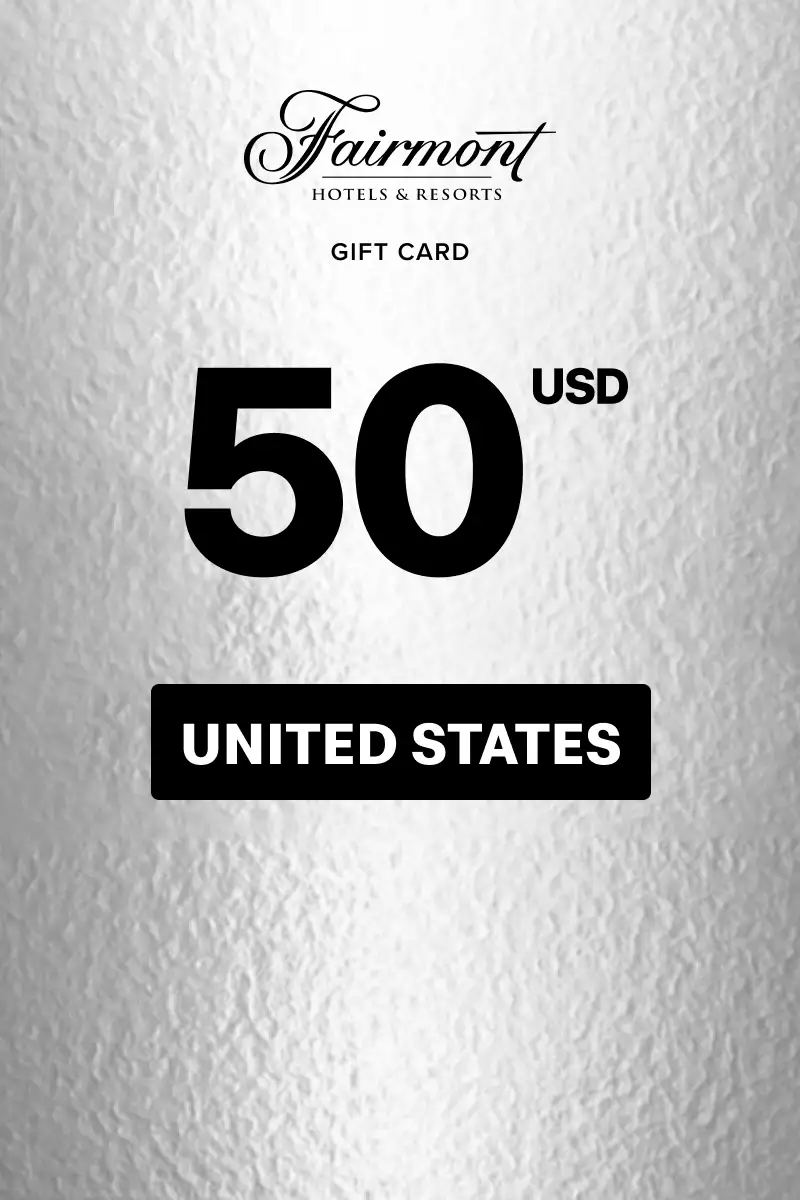 Fairmont Hotels and Resorts 50 USD Gift Card (United States) - Digital Key