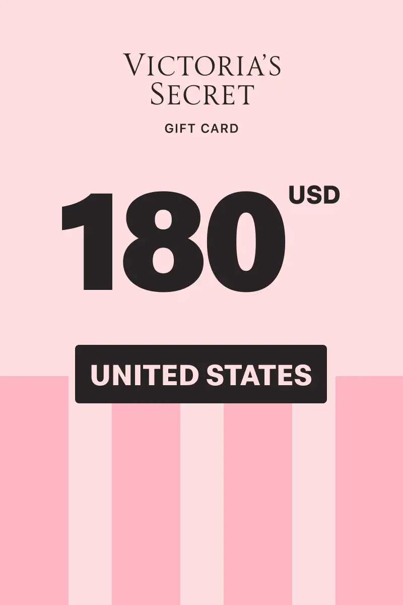 Victoria's Secret Pink 180 USD Gift Card (United States) - Digital Key