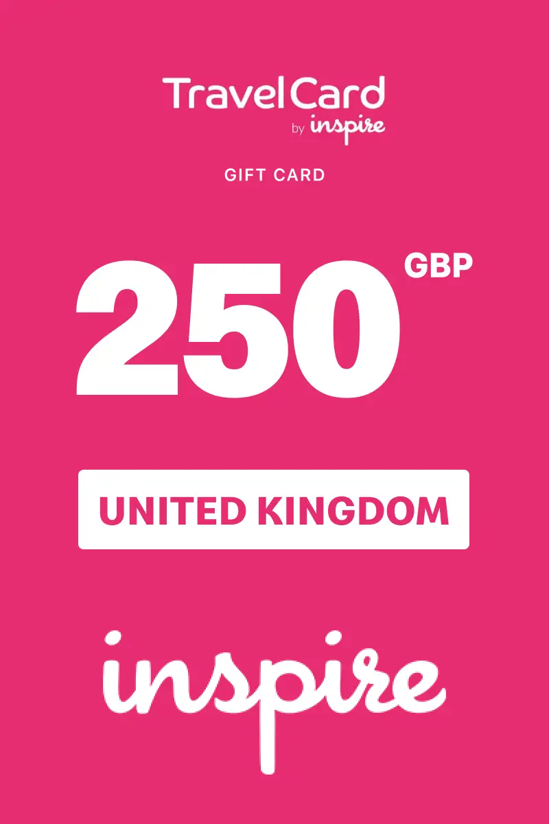 TravelCard by Inspire 250 GBP Gift Card (United Kingdom) - Digital Key
