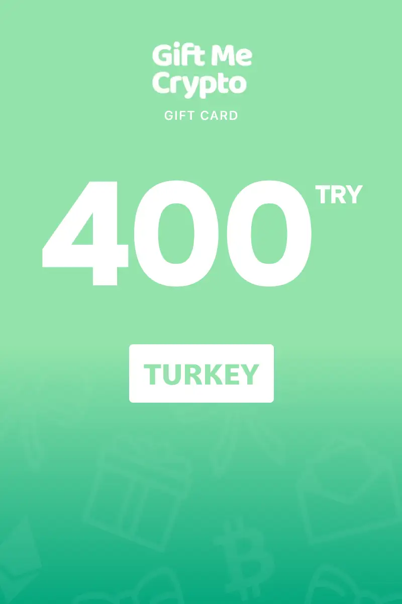 Gift Me Crypto 400 TRY Gift Card (Turkey) - Digital Key