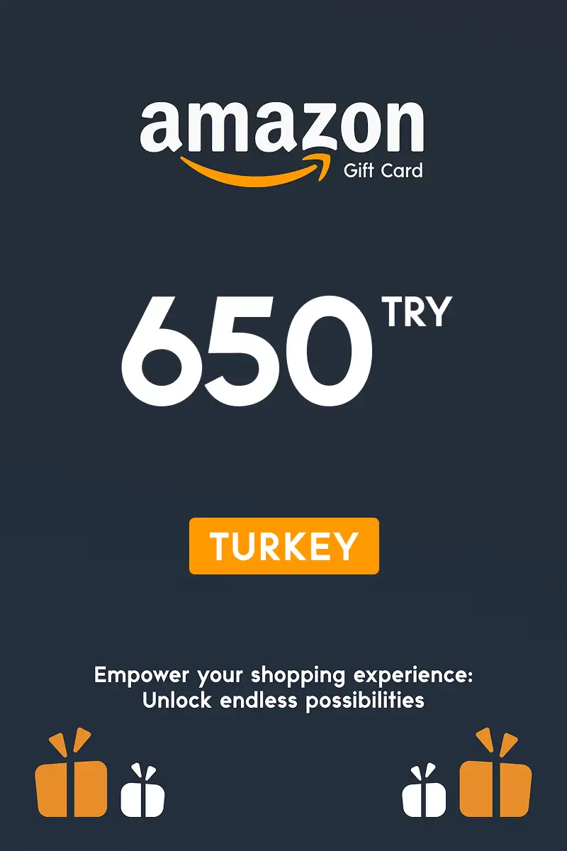 Amazon 650 TRY Gift Card (Turkey) - Digital Key