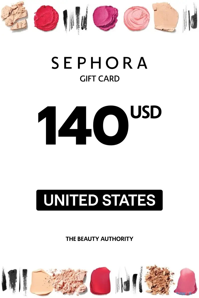 Sephora 140 USD Gift Card (United States) - Digital Key