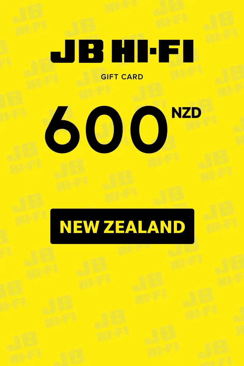 JB HI-FI 600 NZD Gift Card (New Zealand) - Digital Key