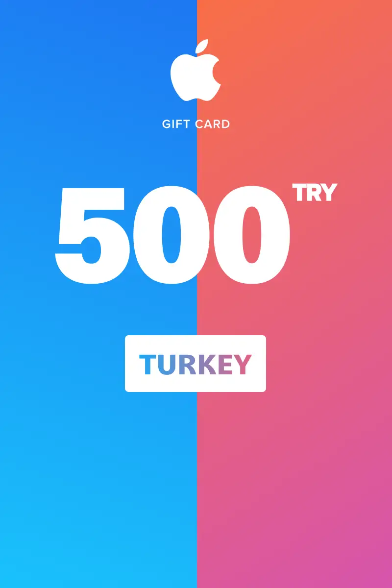 App Store and iTunes 500 TRY Gift Card (Turkey) - Digital Key