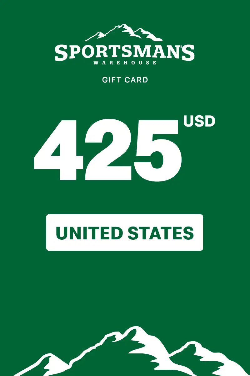 Sportsman's Warehouse 425 USD Gift Card (United States) - Digital Key