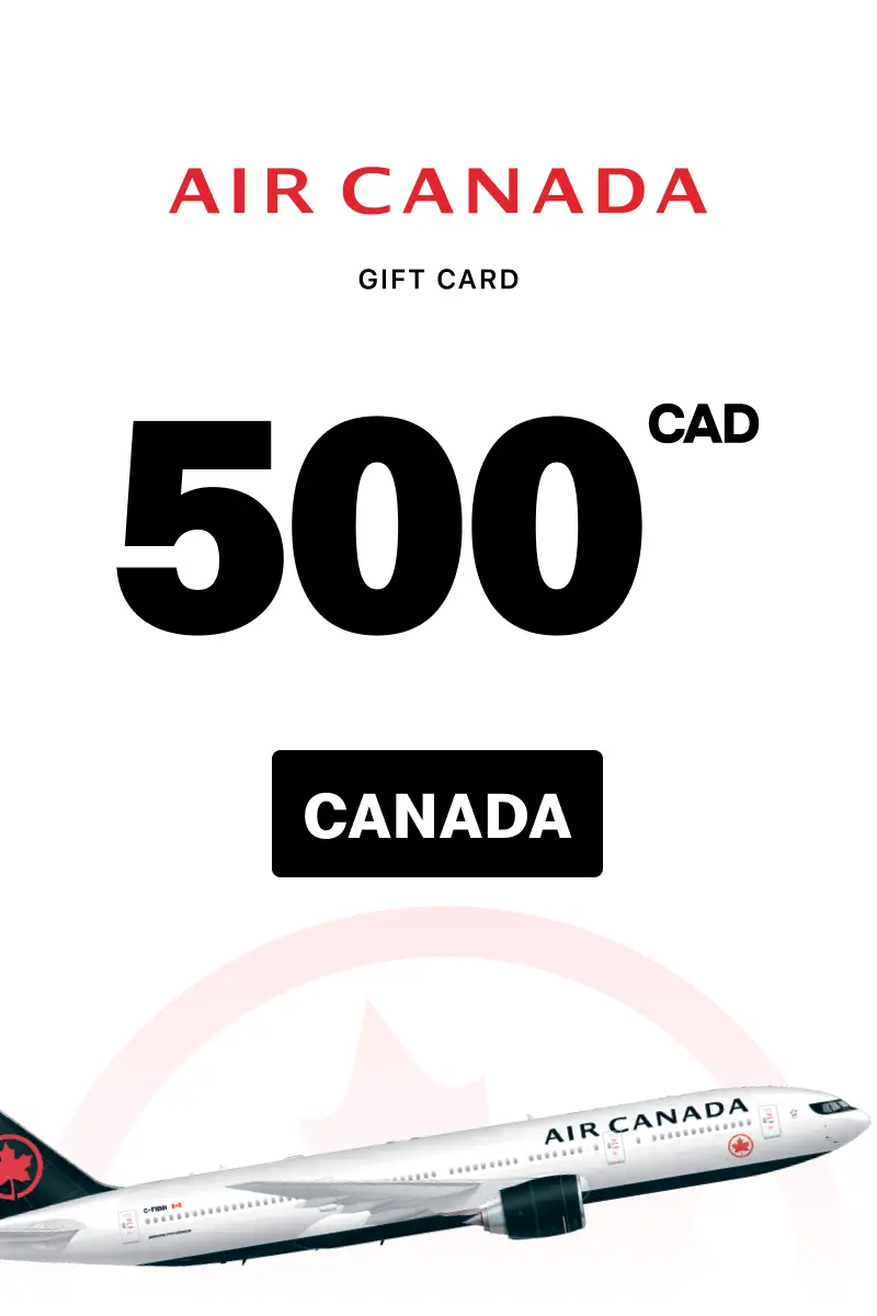 Air Canada 500 CAD Gift Card (Canada) - Digital Key