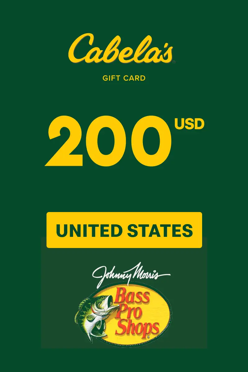 Cabela's 200 USD Gift Card (United States) - Digital Key