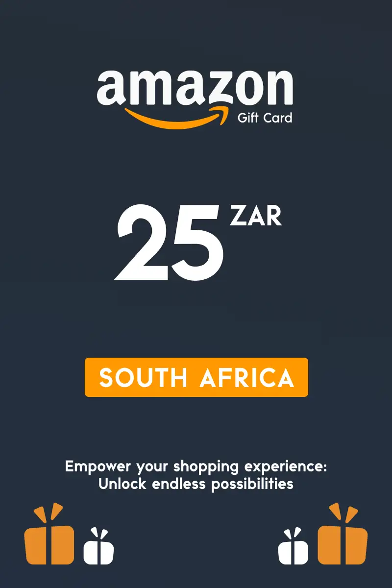 Amazon 25 ZAR Gift Card (South Africa) - Digital Key