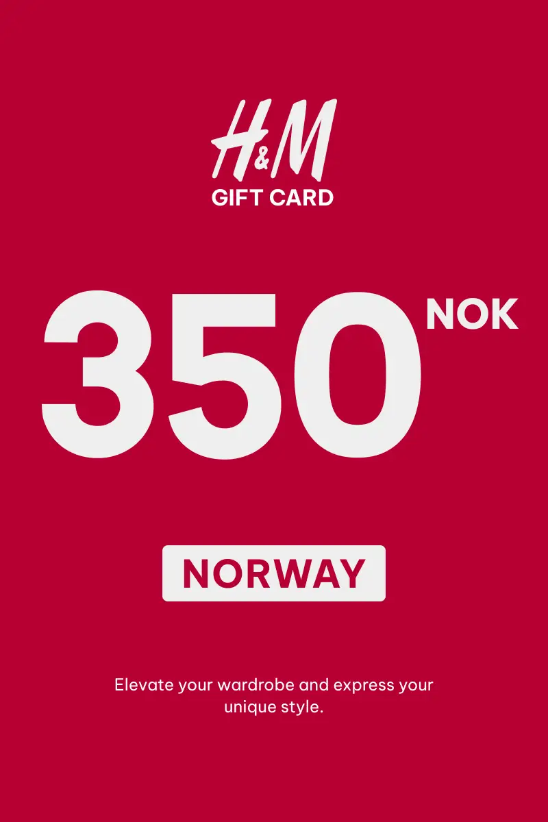 HandM 350 NOK Gift Card (Norway) - Digital Key