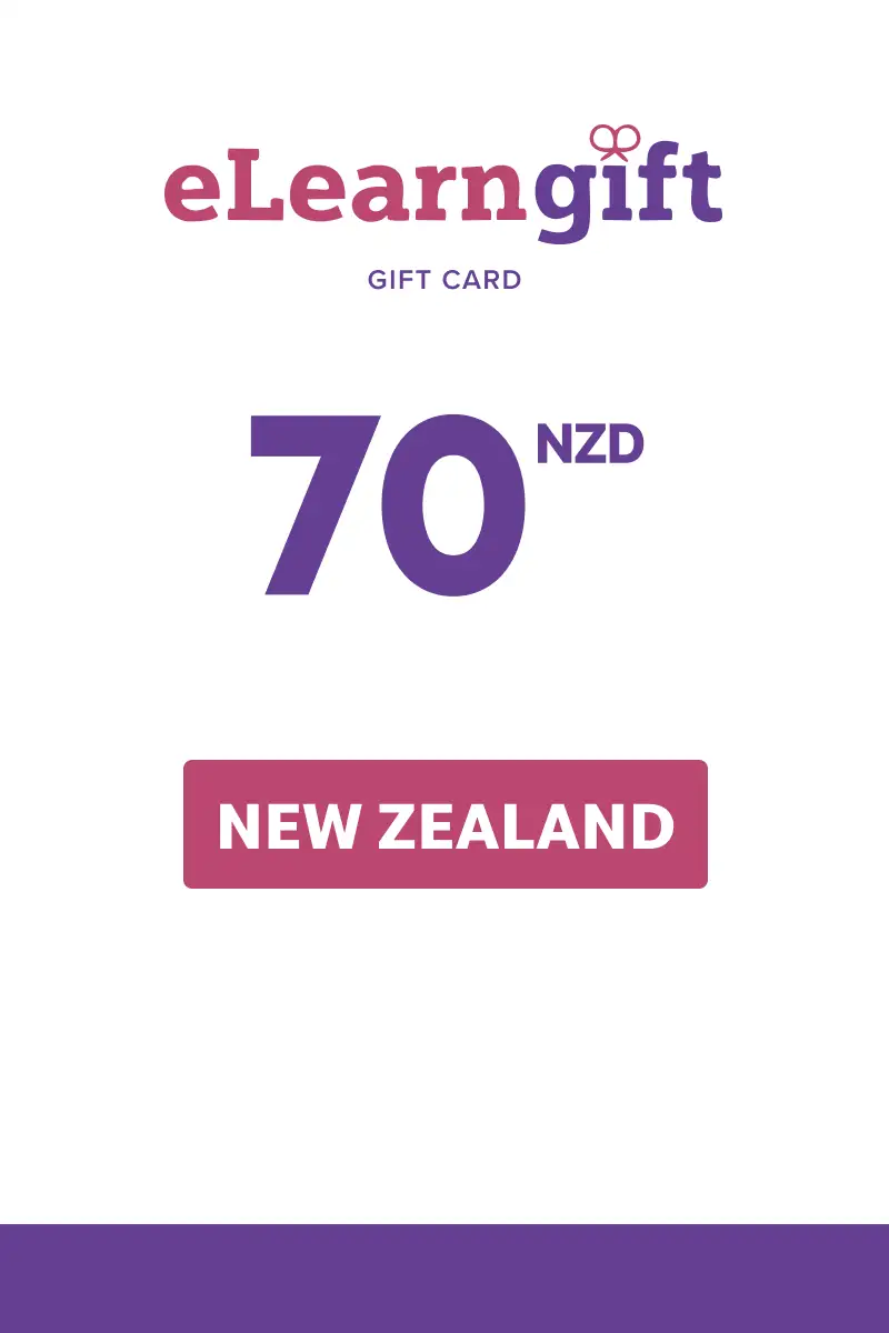 eLearnGift 70 NZD Gift Card (New Zealand) - Digital Key
