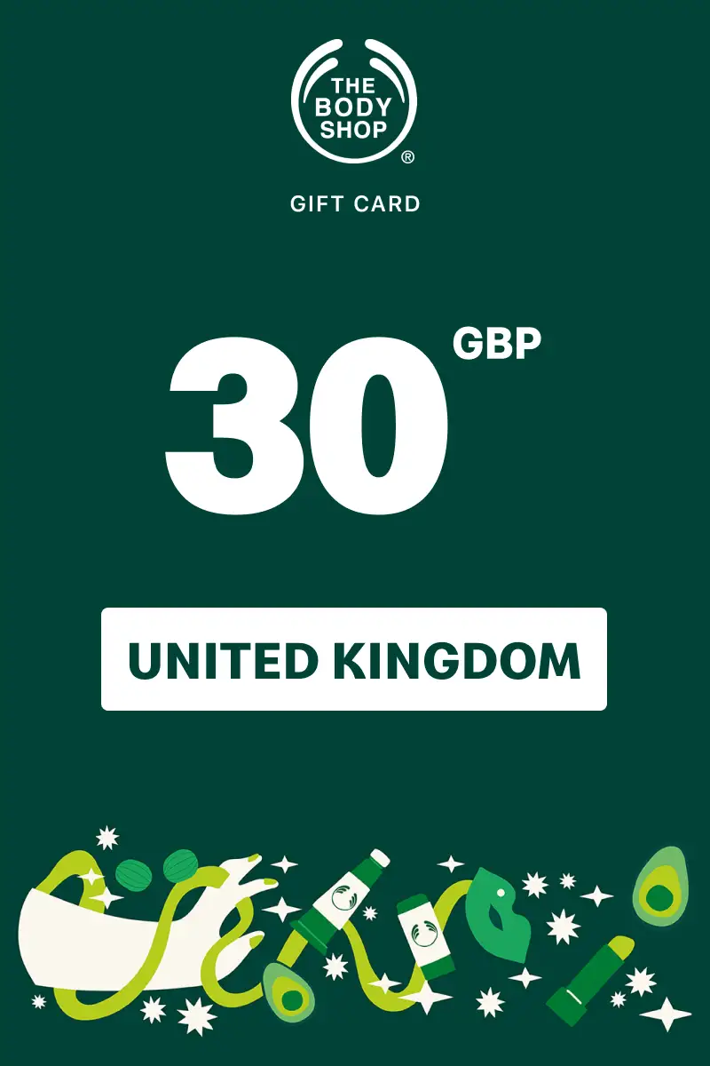 The Body Shop 30 GBP Gift Card (United Kingdom) - Digital Key