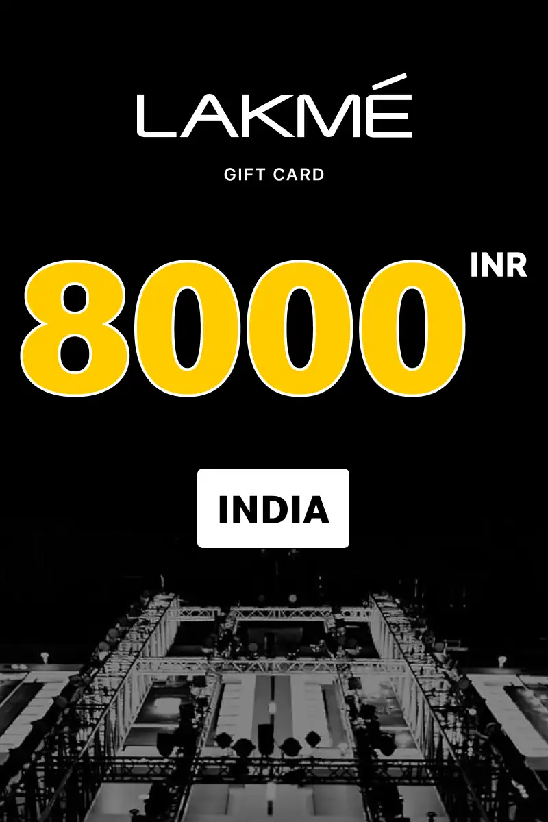 Lakme Salon 8000 INR Gift Card (India) - Digital Key