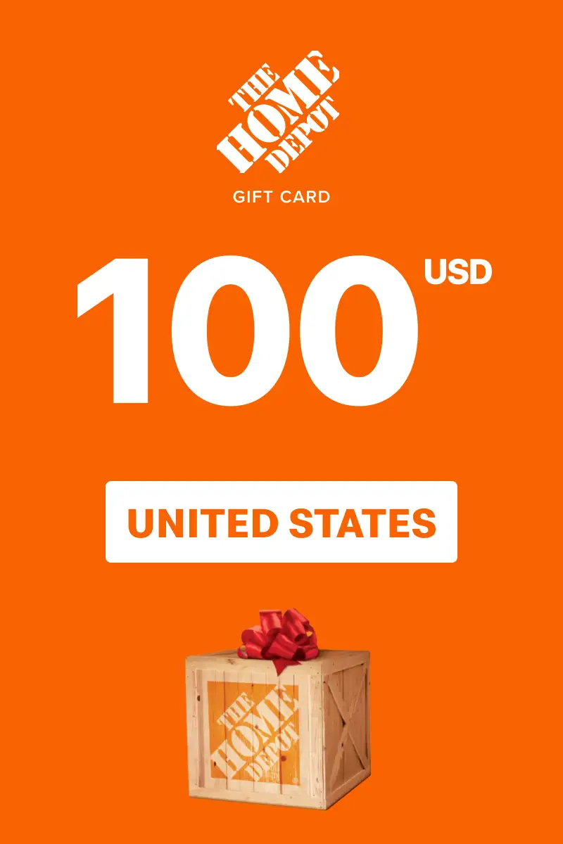 Home Depot 100 USD Gift Card (United States) - Digital Key