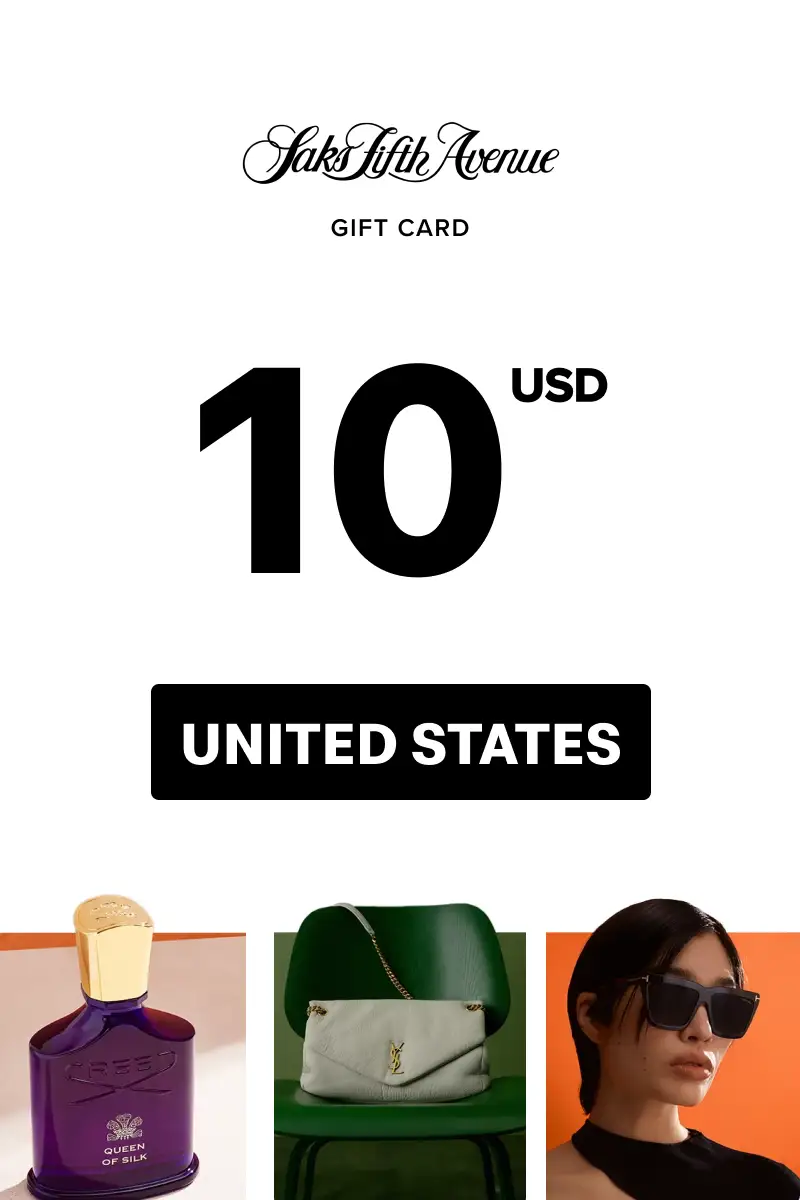 Saks Fifth Avenue 10 USD Gift Card (United States) - Digital Key