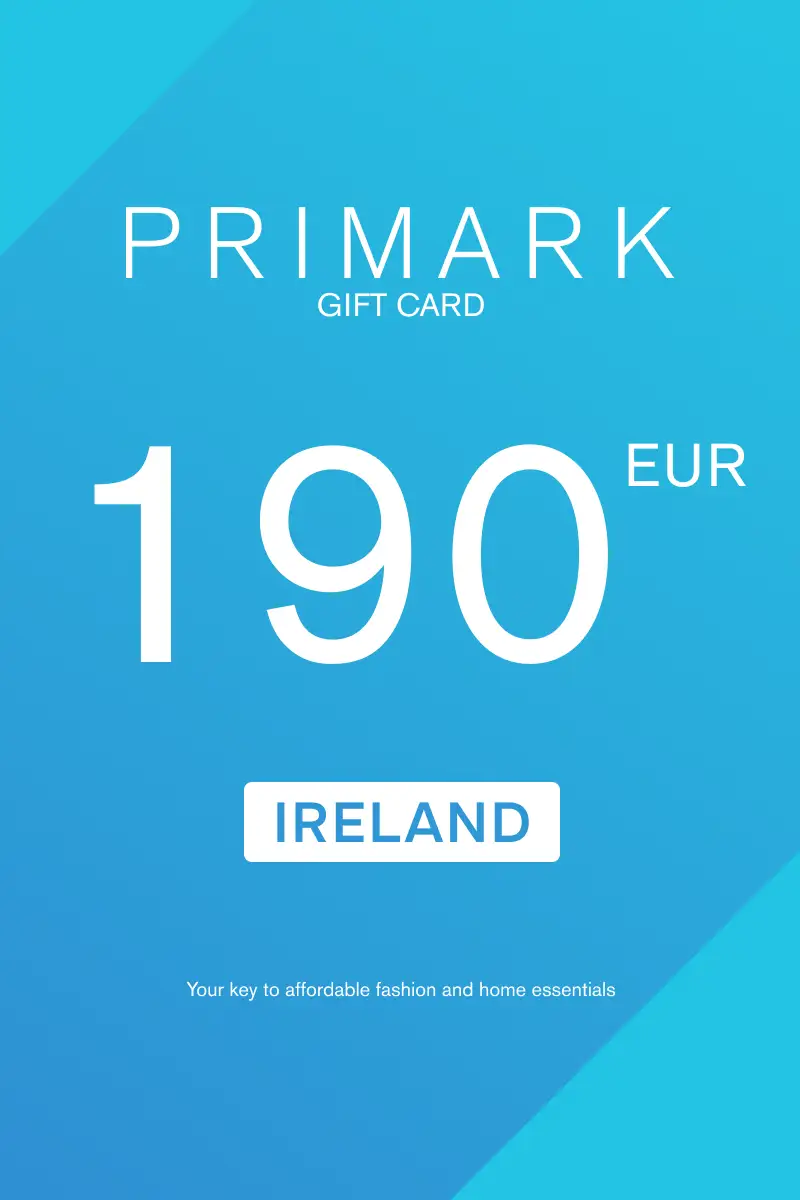 Primark 190 EUR Gift Card (Ireland) - Digital Key