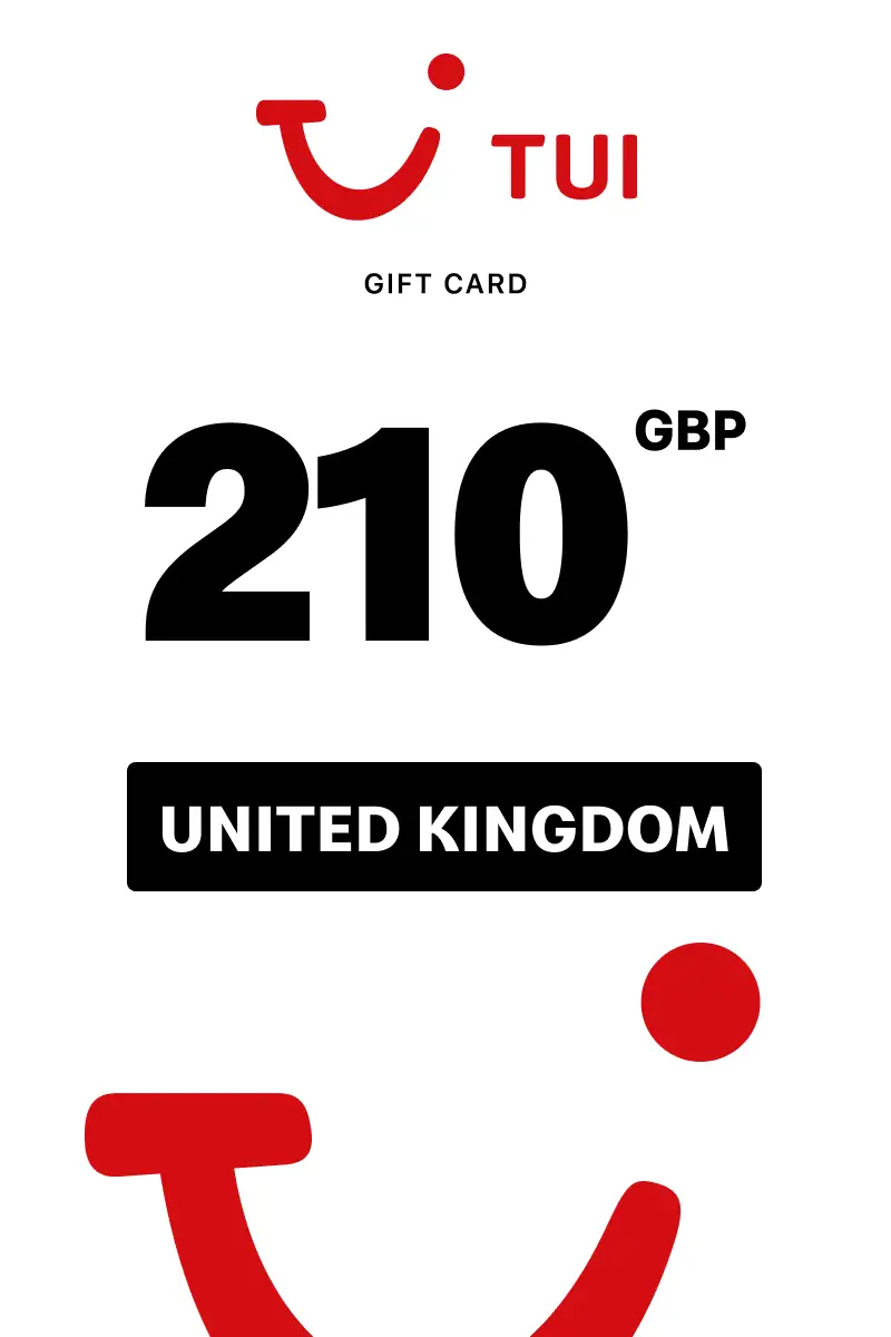 TUI Travel 210 GBP Gift Card (United Kingdom) - Digital Key