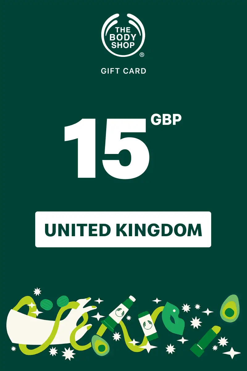 The Body Shop 15 GBP Gift Card (United Kingdom) - Digital Key