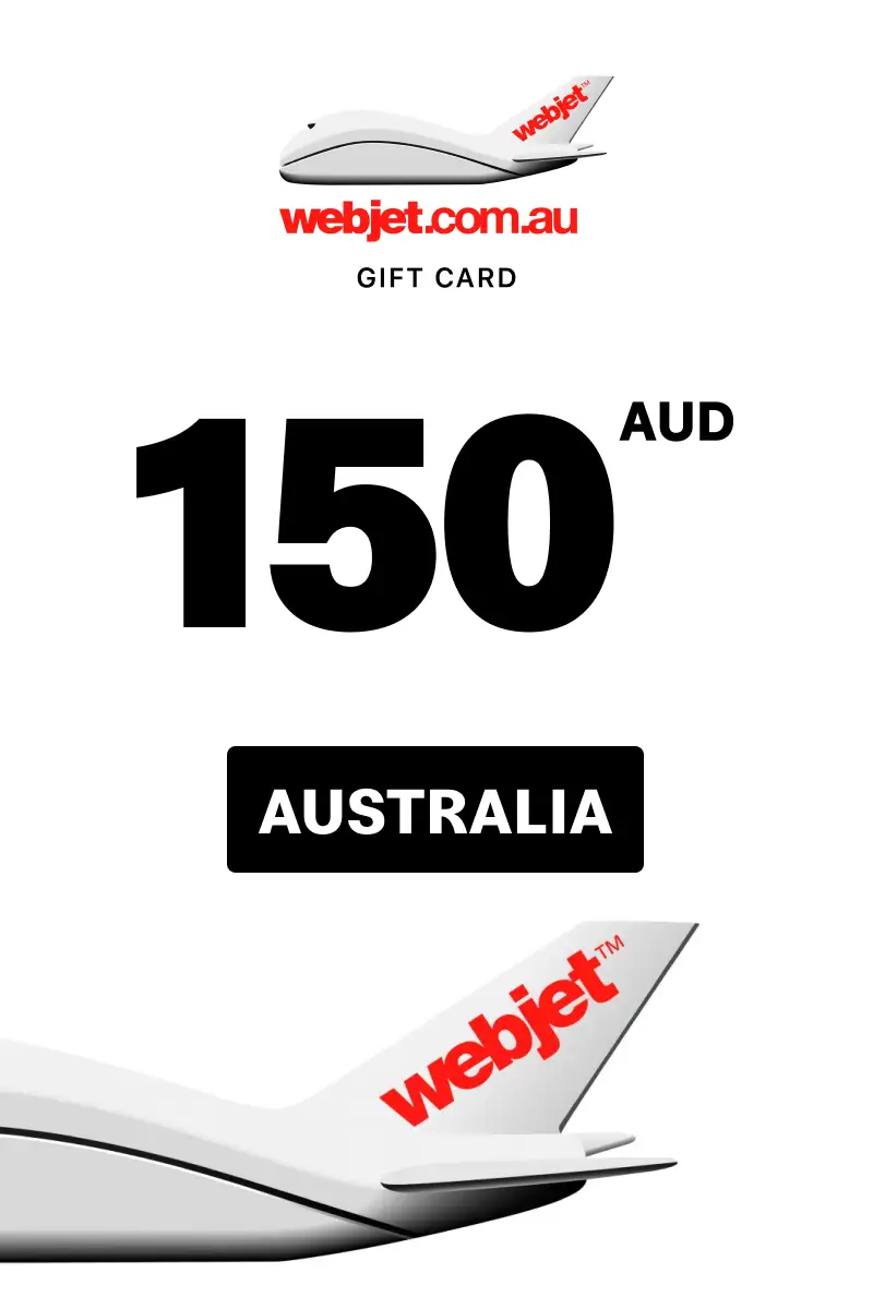 Webjet 150 AUD Gift Card (Australia) - Digital Key