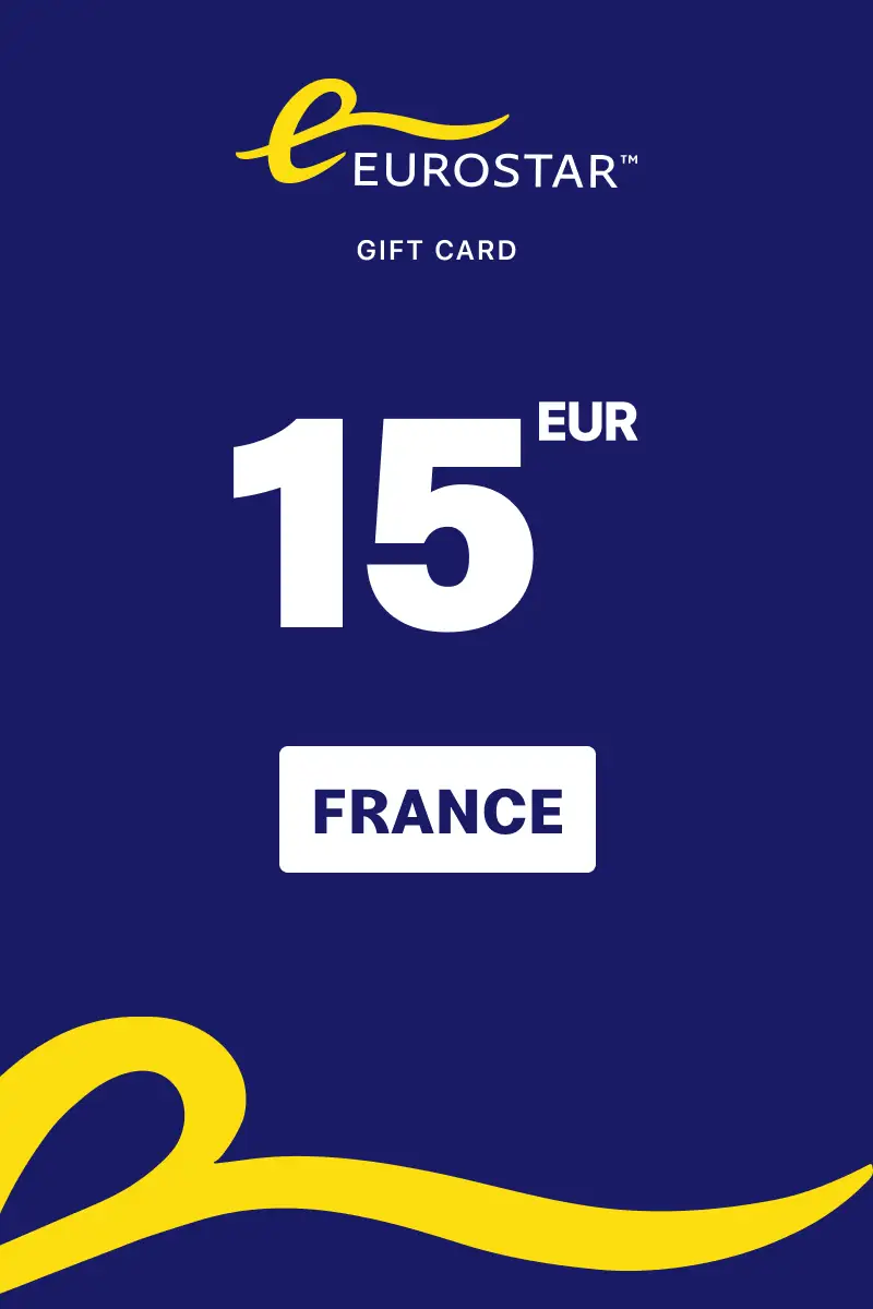 Eurostar 15 EUR Gift Card (France) - Digital Key