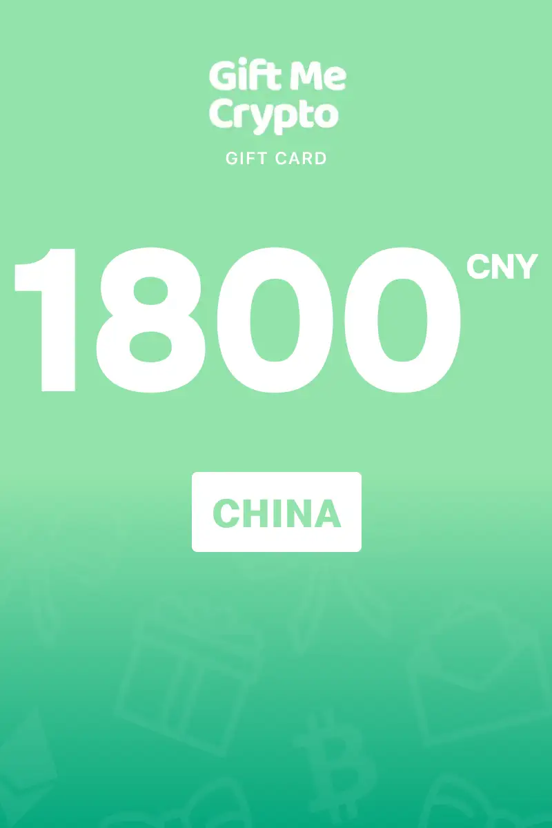 Gift Me Crypto 1800 CNY Gift Card (China) - Digital Key
