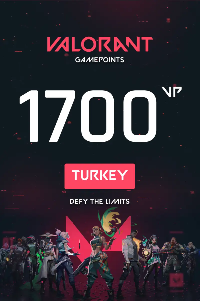 VALORANT 1700 Valorant Points (Turkey) - Digital Key
