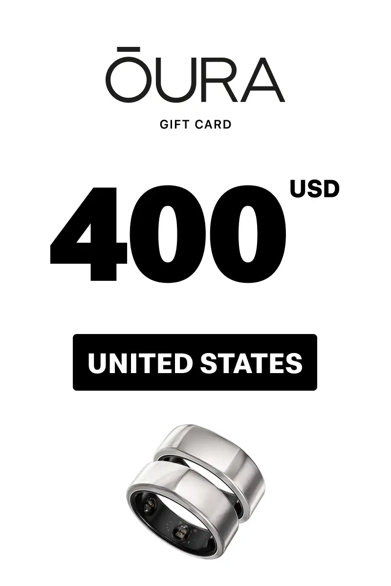 Oura Ring 400 USD Gift Card (United States) - Digital Key