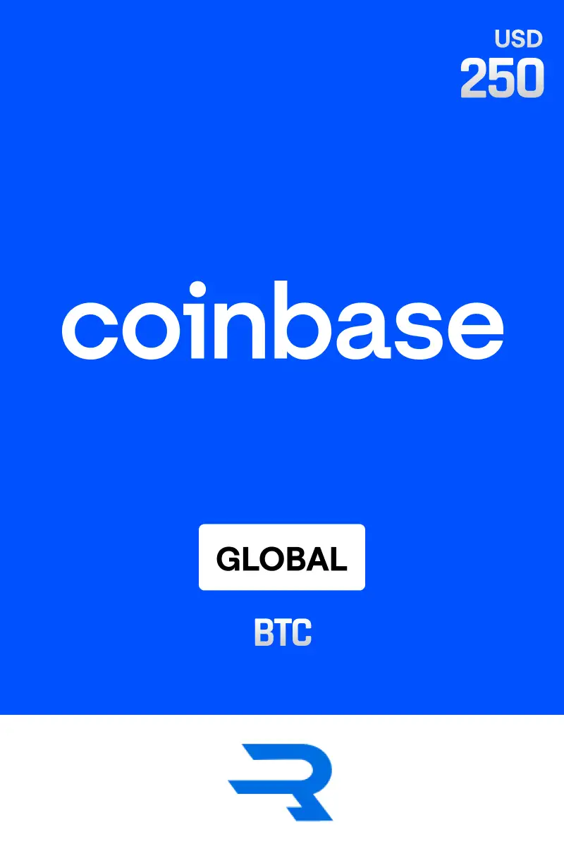 Rewarble Coinbase (BTC) 250 USD Gift Card (Global) - Rewarble - Digital Key