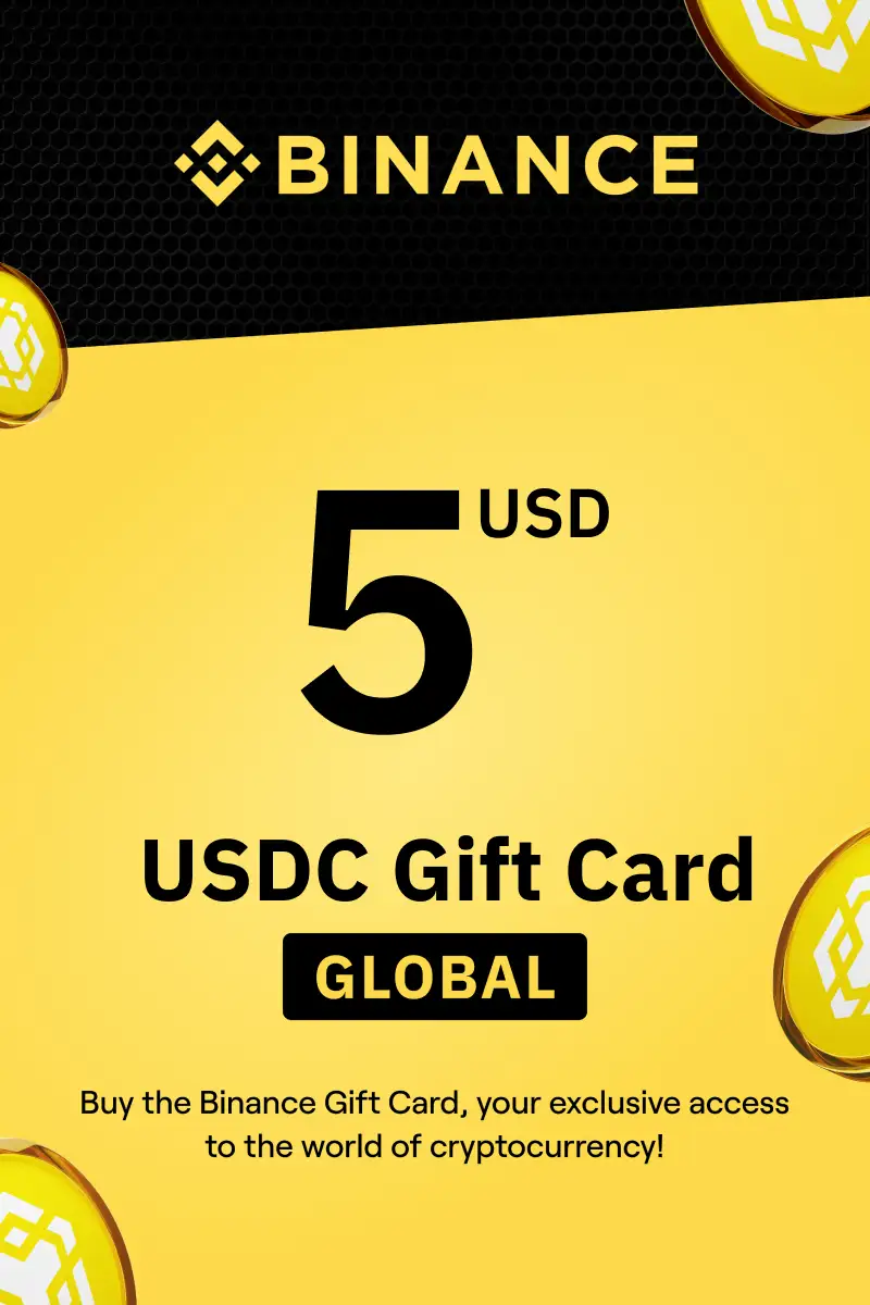Binance (USDC) 5 USD Gift Card (Global) - Digital Key