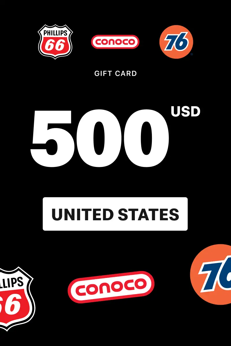 Phillips 66 - Conoco - 76 500 USD Gift Card (United States) - Digital Key