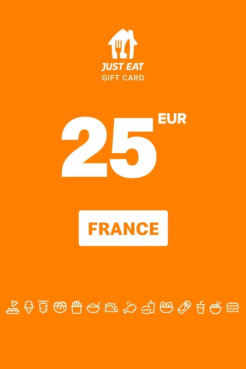 Just Eat 25 EUR Gift Card (France) - Digital Key