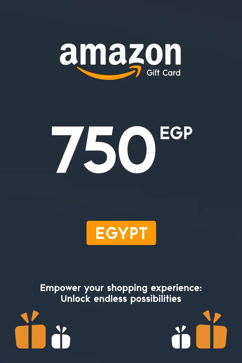 Amazon 750 EGP Gift Card (Egypt) - Digital Key