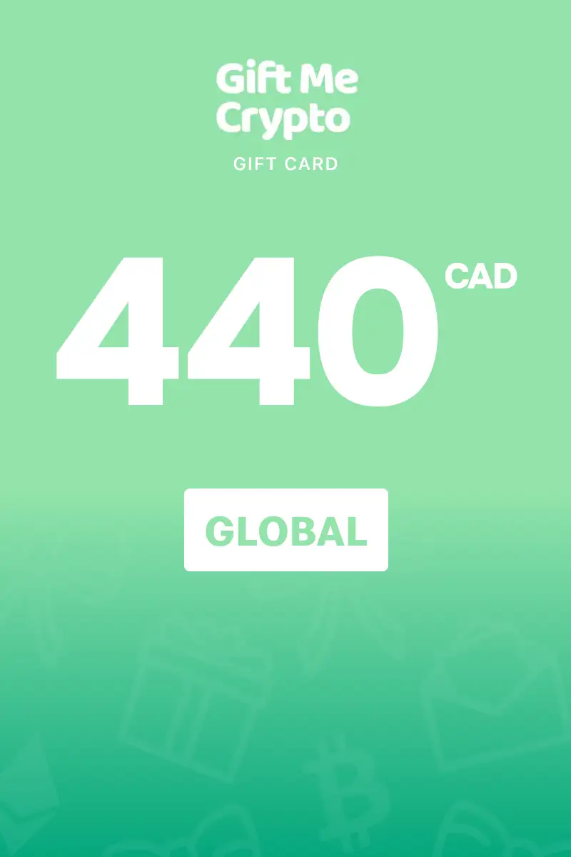 Gift Me Crypto 440 CAD Gift Card (Global) - Digital Key