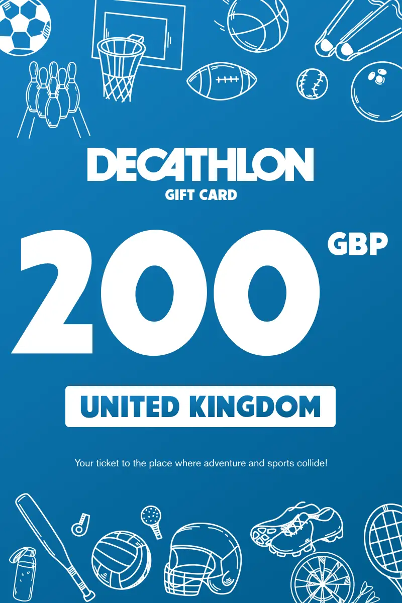 Decathlon 200 GBP Gift Card (United Kingdom) - Digital Key