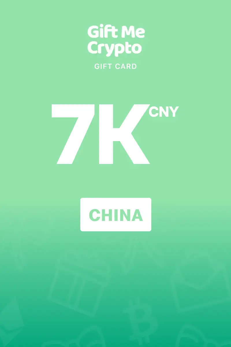 Gift Me Crypto 7000 CNY Gift Card (China) - Digital Key
