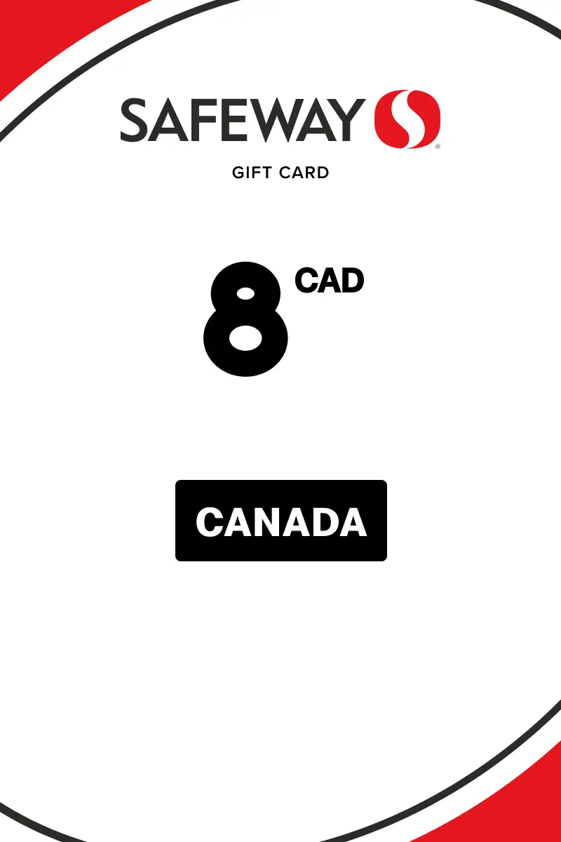 Safeway 8 CAD Gift Card (Canada) - Digital Key