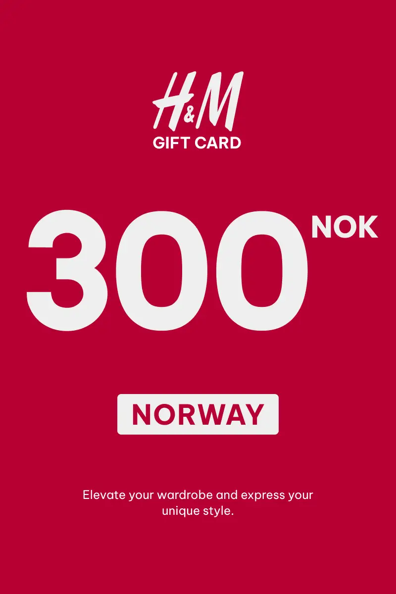 HandM 300 NOK Gift Card (Norway) - Digital Key