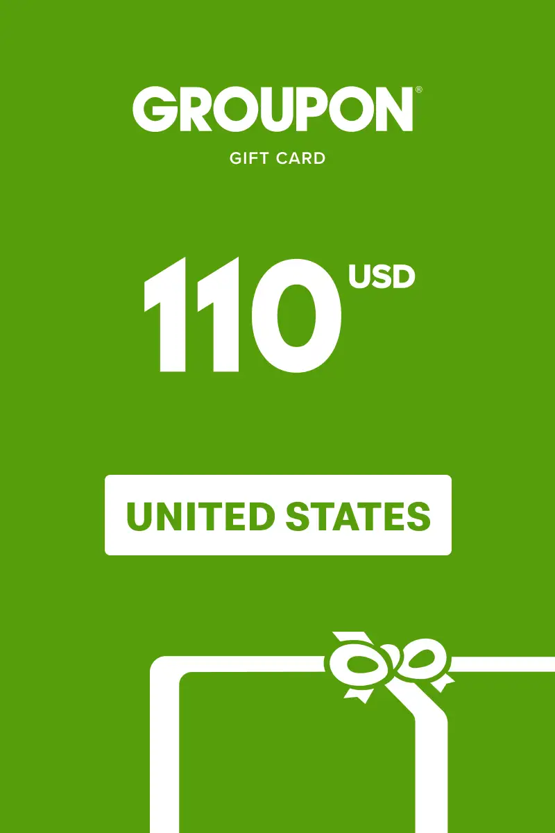 Groupon 110 USD Gift Card (United States) - Digital Key